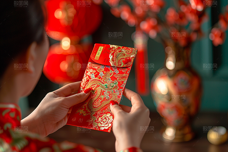 红包中国风精致摄影图