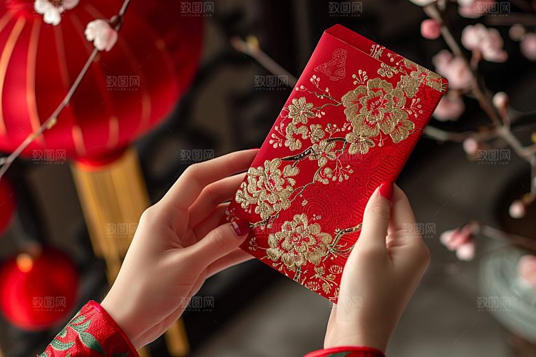 红包高清喜庆摄影图