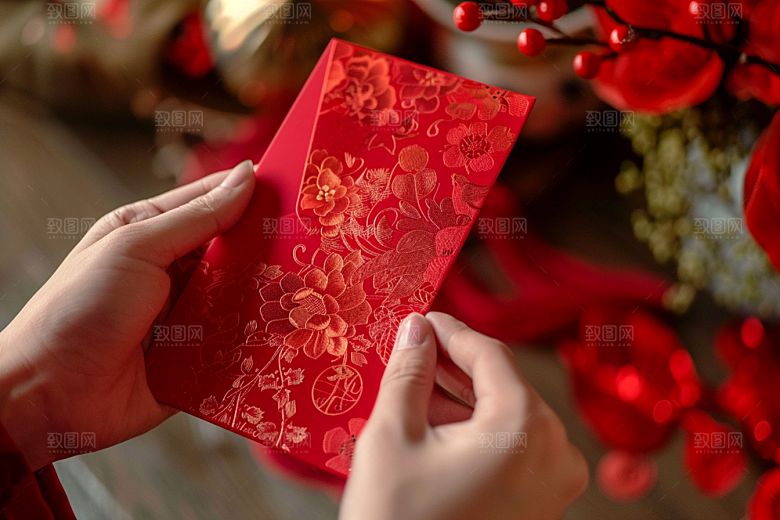 红包高清祝福摄影图