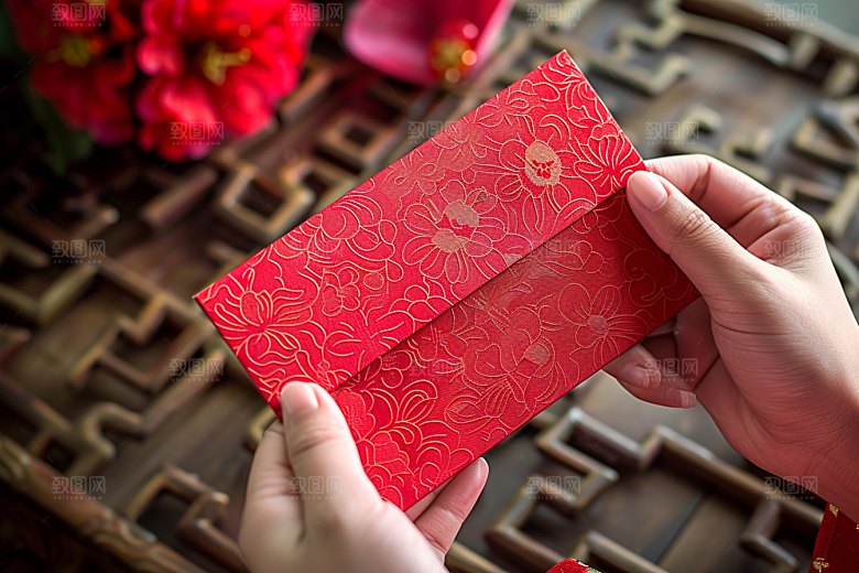 红包利是封中国风摄影图