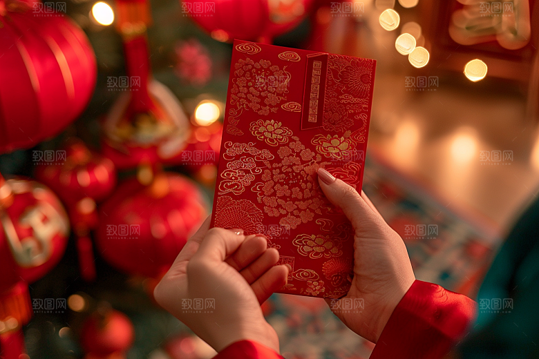 红包高清祝福摄影图