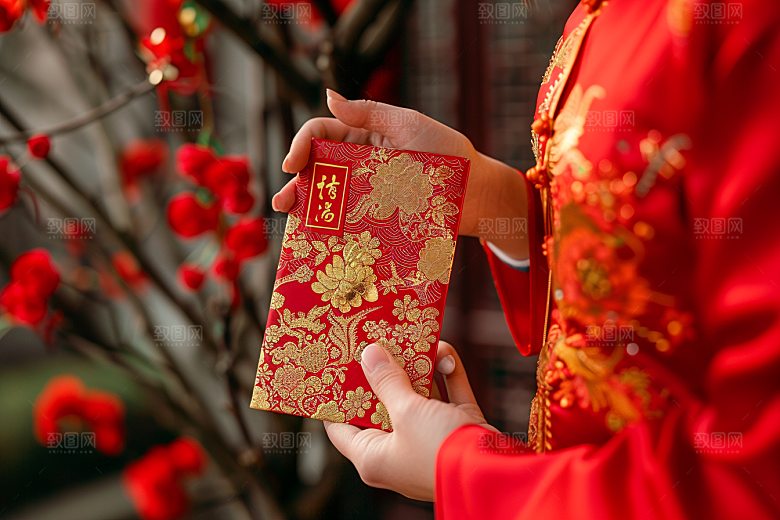 红包精致大气摄影图