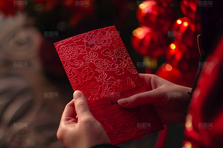 红包中国风吉利摄影图