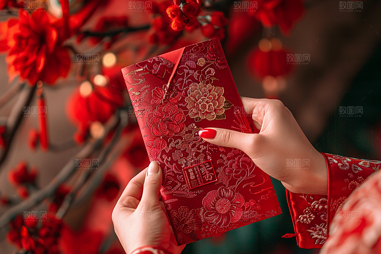 红包春节高清摄影图