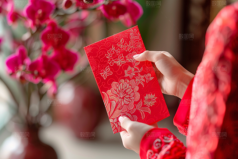 红包精致春节摄影图