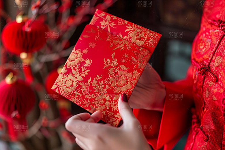 红包中国风吉利摄影图