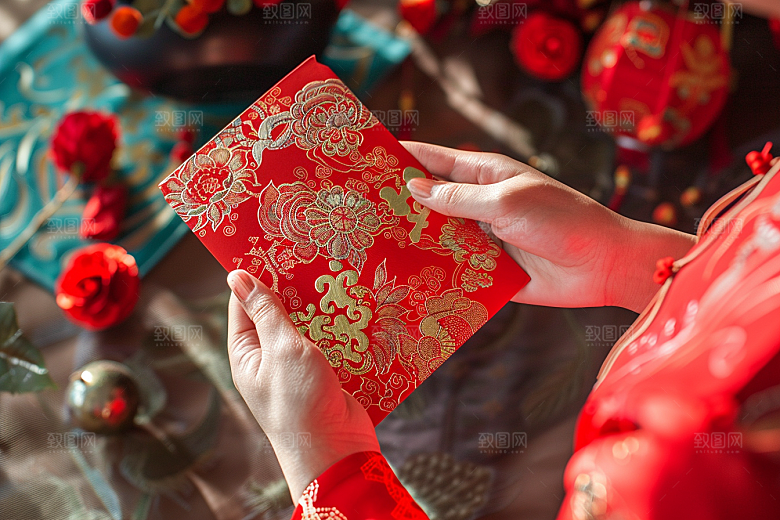 红包高清祝福摄影图