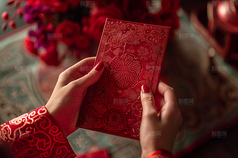 红包利是封过年摄影图