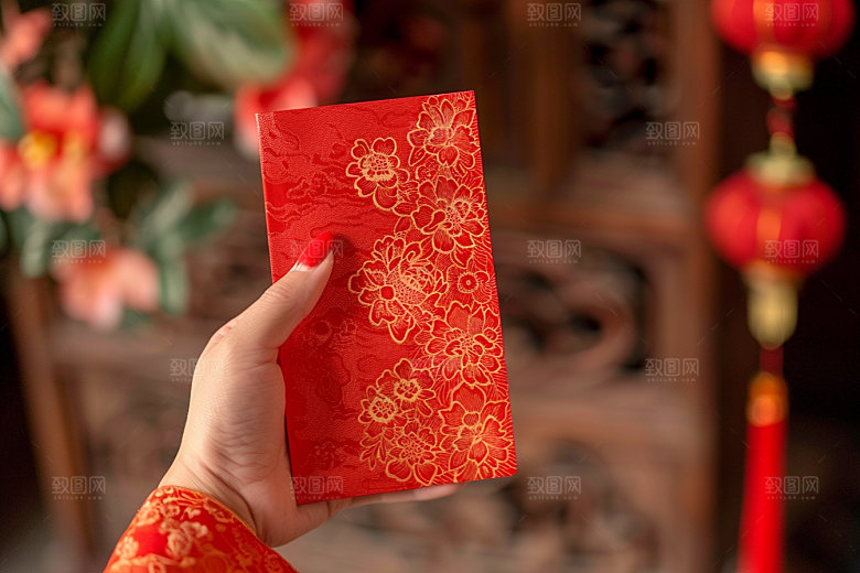 红包精致吉利摄影图