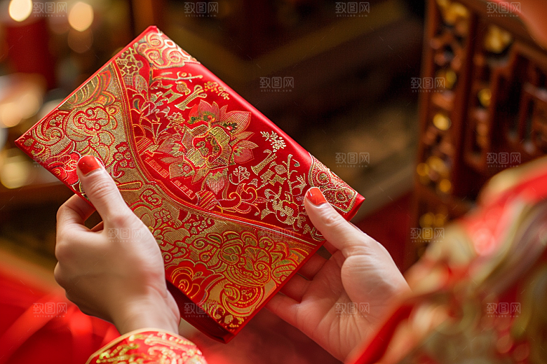 红包吉利利是封摄影图