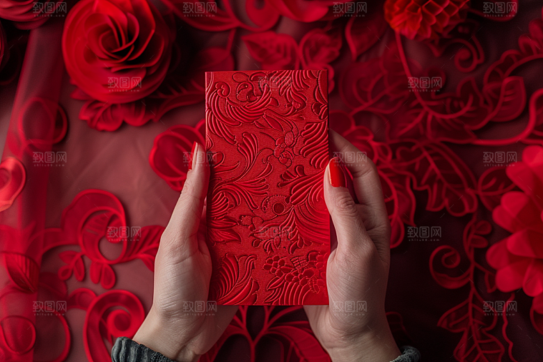 红包中国风利是封摄影图