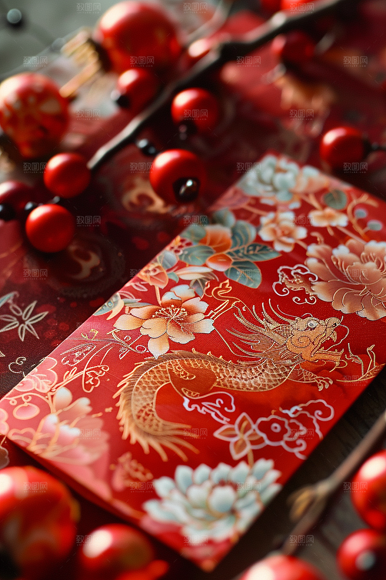 红包春节高清摄影图