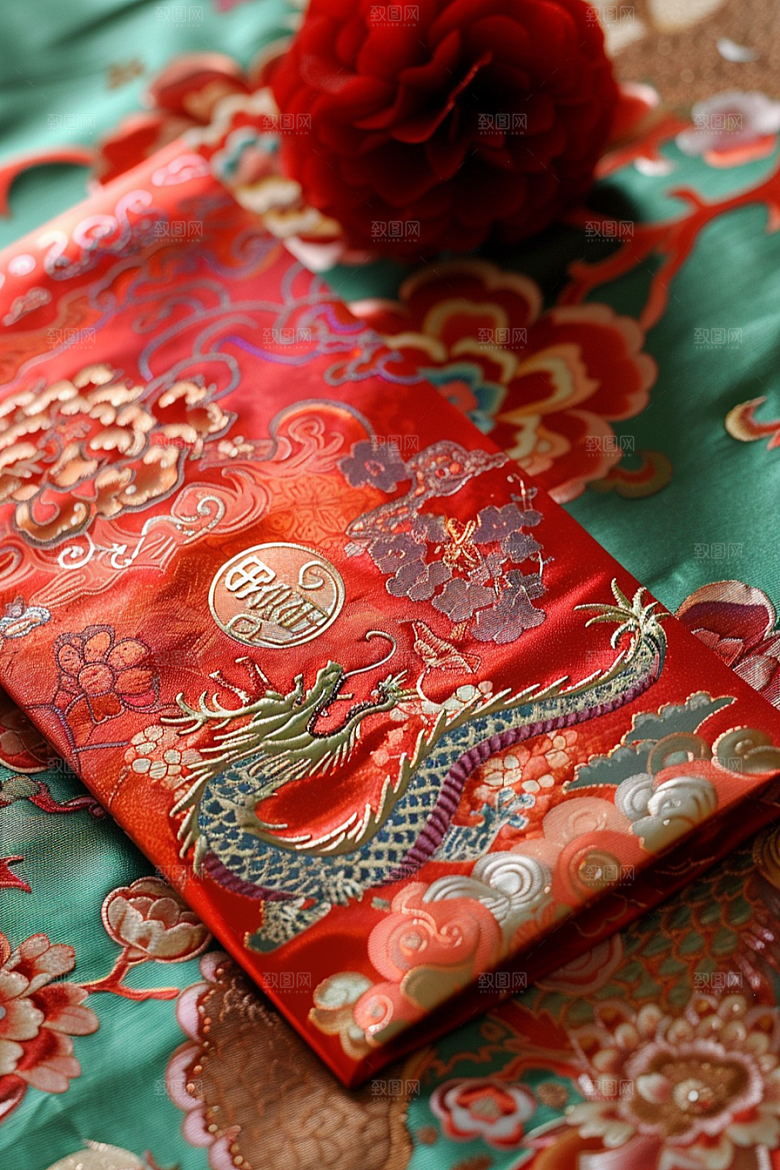 红包精致中国风摄影图