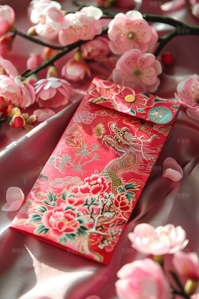 红包送礼祝福摄影图
