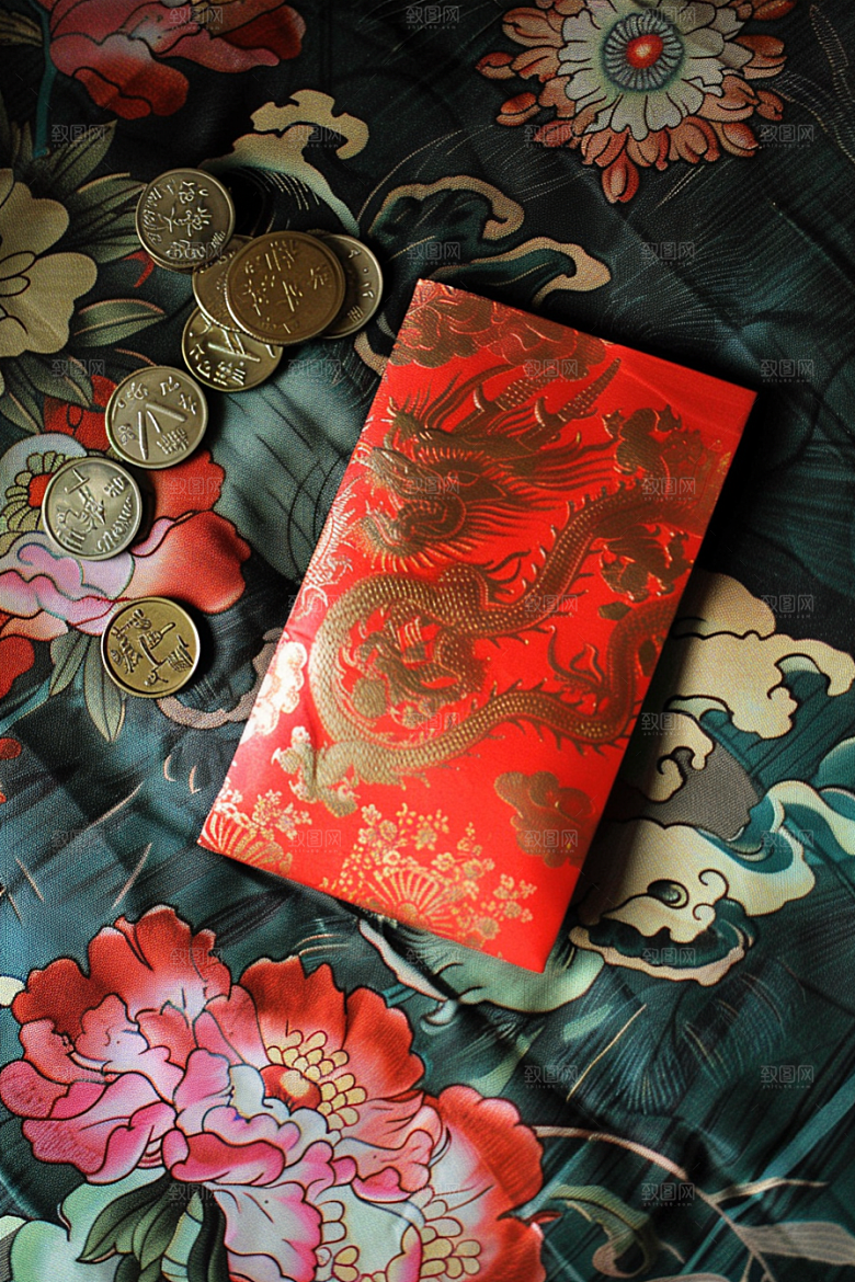 红包中国风高清摄影图