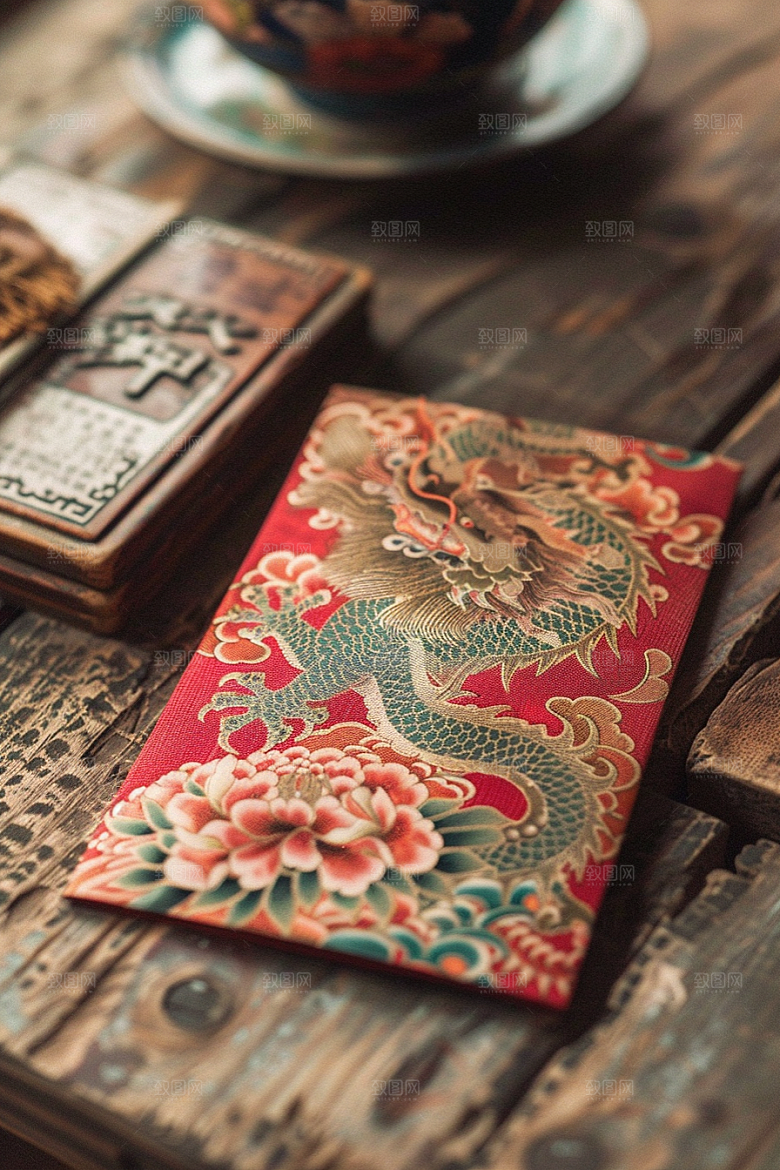 红包婚礼春节摄影图