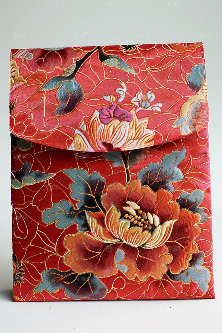 红包祝福春节摄影图