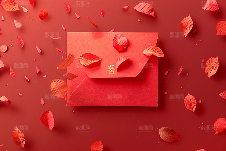 红包高清过年摄影图