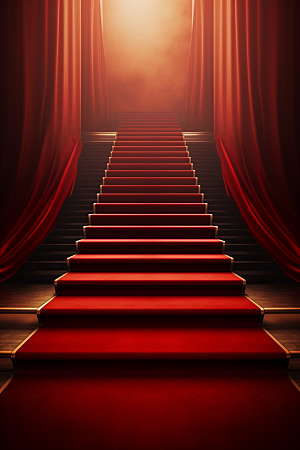 红毯楼梯晚宴展示渲染图