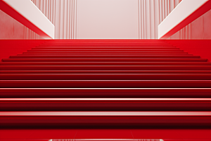 红毯楼梯颁奖典礼展示渲染图