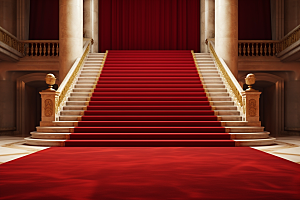 红毯楼梯活动晚宴渲染图