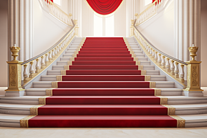 红毯楼梯活动颁奖典礼渲染图