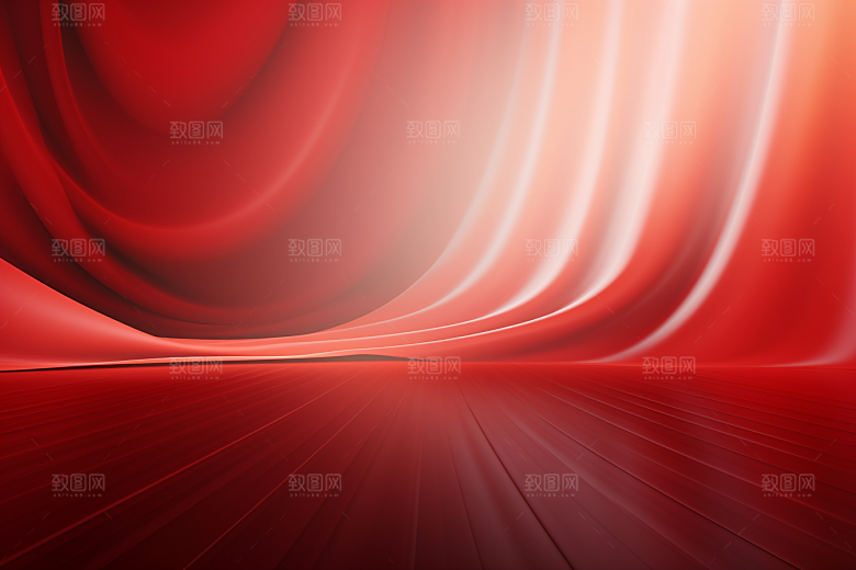 红色线条质感背景图