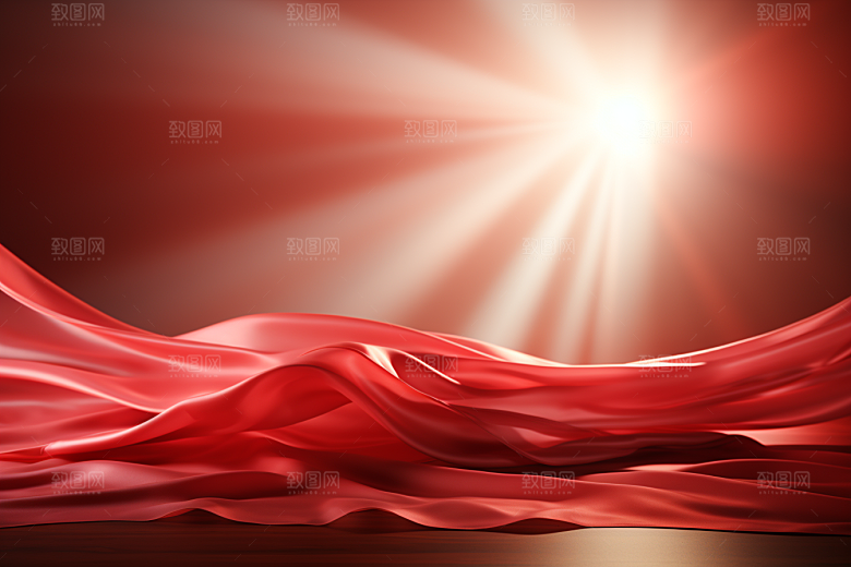 红色质感渐变背景图