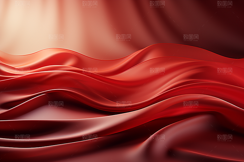 红色线条渐变背景图