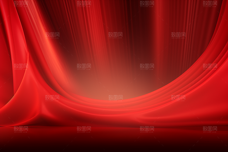 红色光效党建背景图
