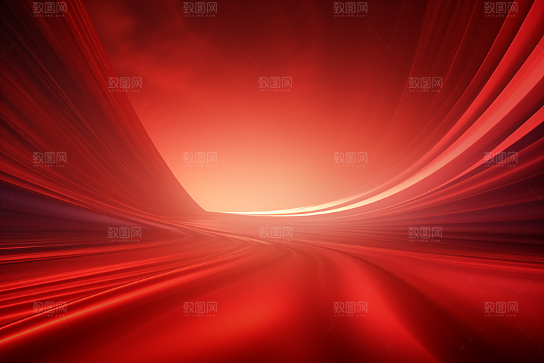 红色线条光效背景图