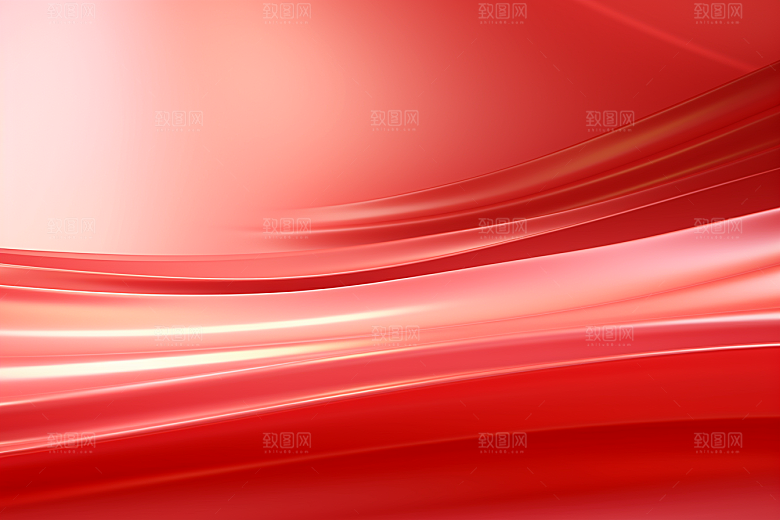 红色丝滑渐变背景图