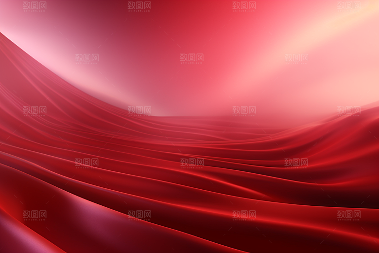 红色高清线条背景图