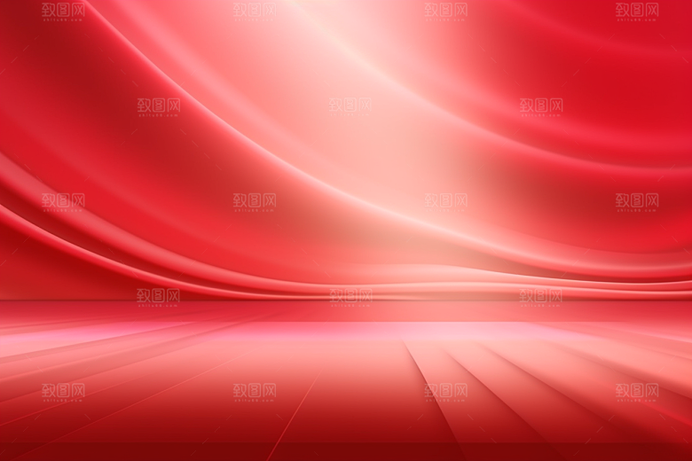 红色质感光效背景图