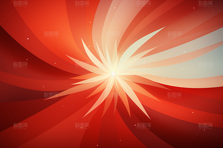 红色光效质感背景图