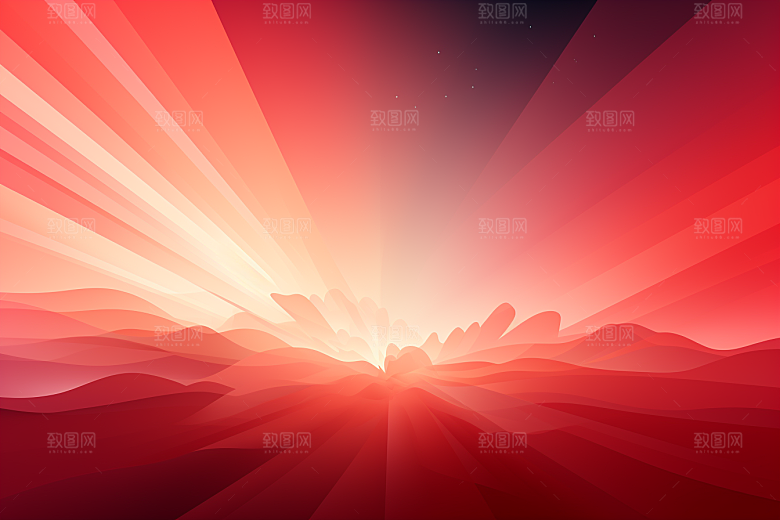 红色高清渐变背景图
