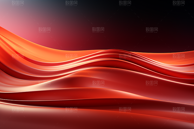 红色线条光效背景图