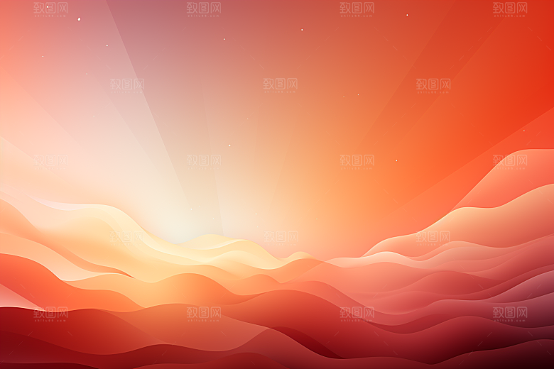 红色质感线条背景图