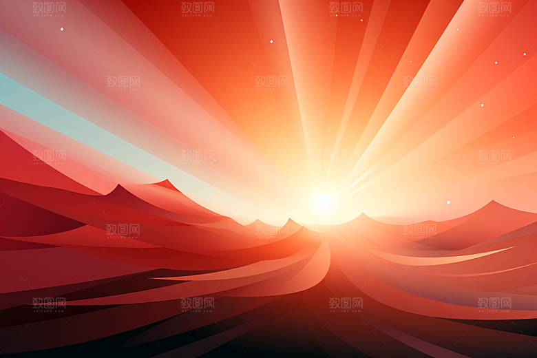 红色高清渐变背景图