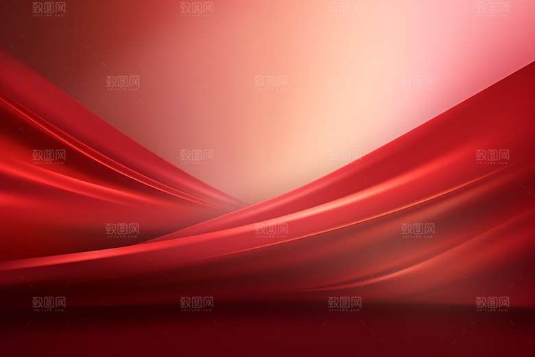 红色渐变丝滑背景图