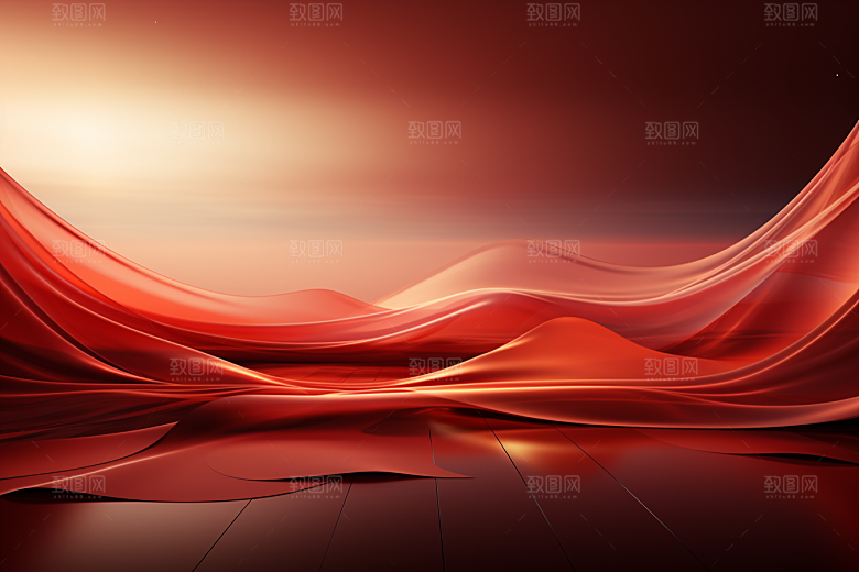 红色喜庆党建背景图