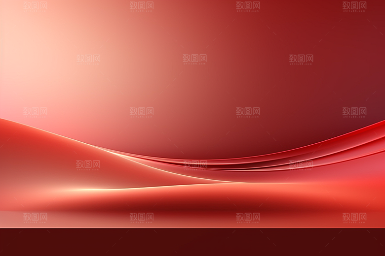 红色波浪党建背景图
