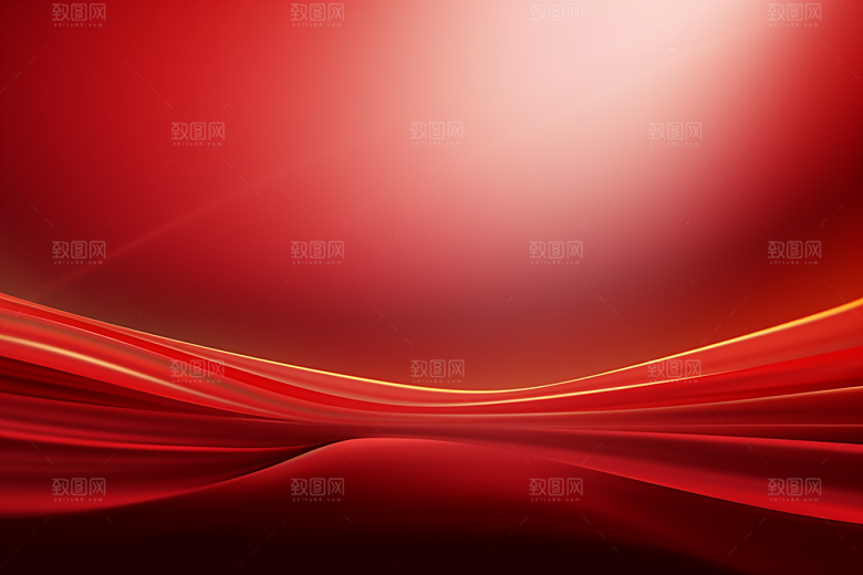 红色线条喜庆背景图