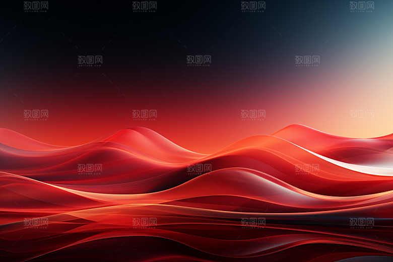 红色高清丝滑背景图