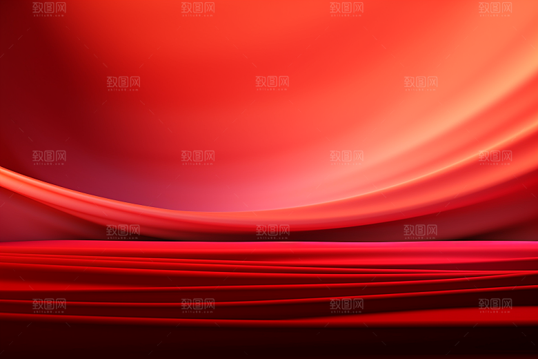 红色质感渐变背景图