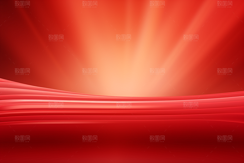 红色渐变线条背景图