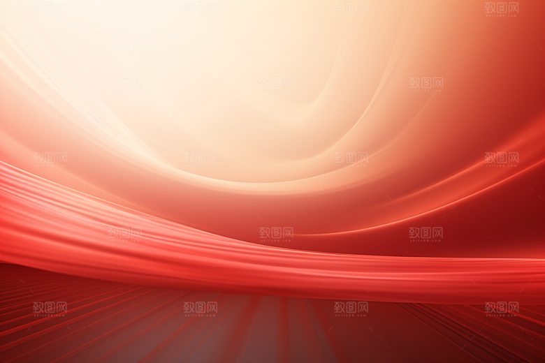 红色渐变线条背景图