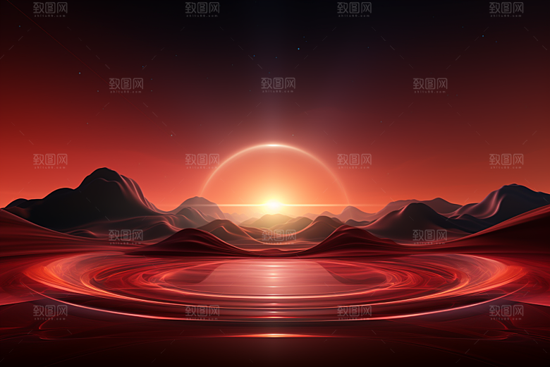 红色质感喜庆背景图