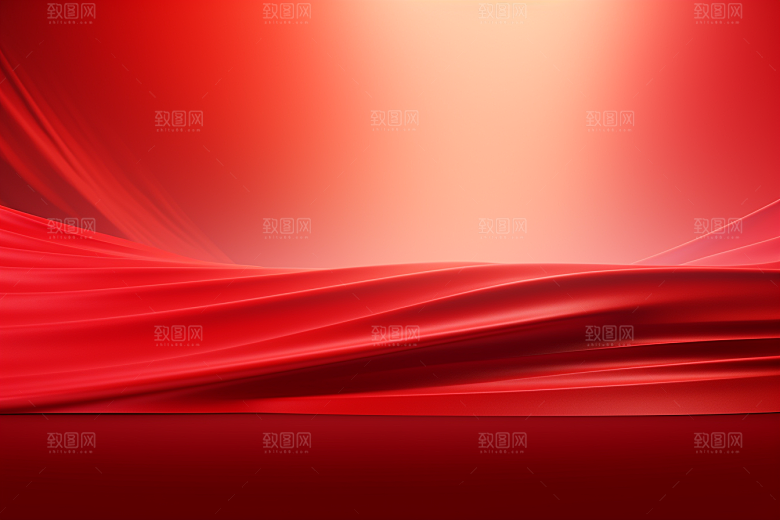红色高清渐变背景图