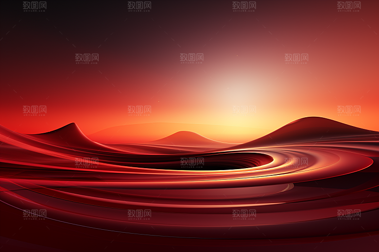 红色渐变喜庆背景图
